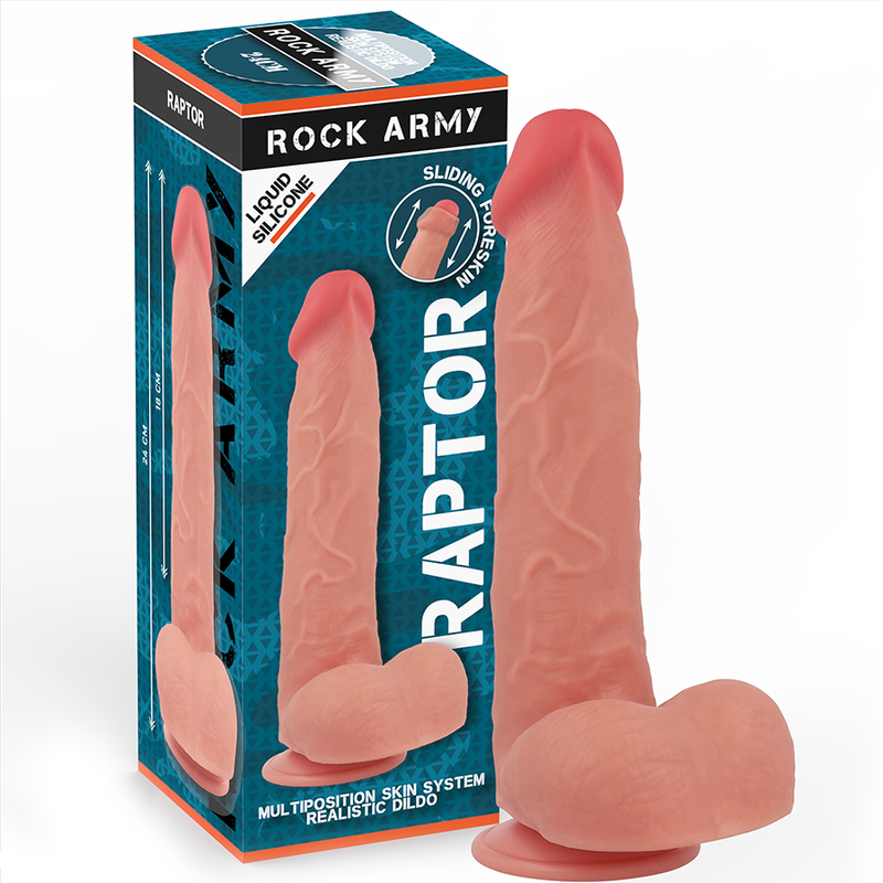 Army Rockarmy Liquid Silicone Raptor 24 CM O 4 CM