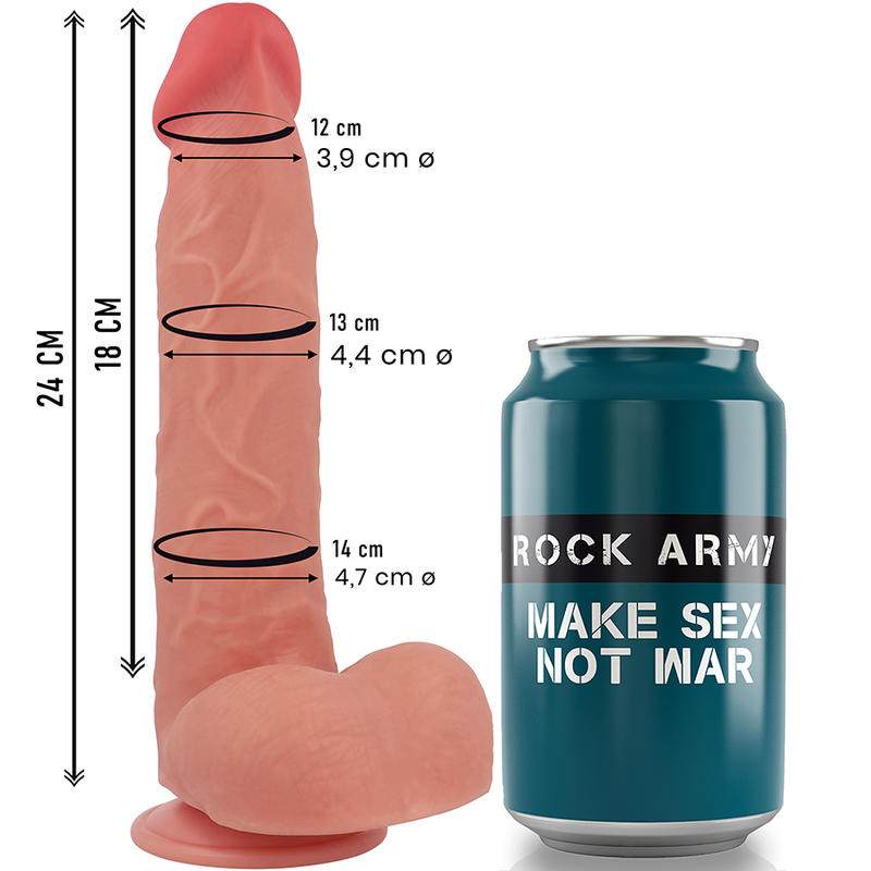 Army Rockarmy Liquid Silicone Raptor 24 CM O 4 CM - 3