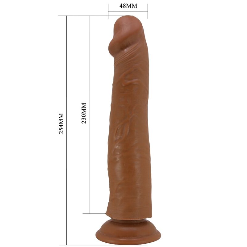 Dildos Pretty Love Sharife Realistic 25 Cm Brown - 5