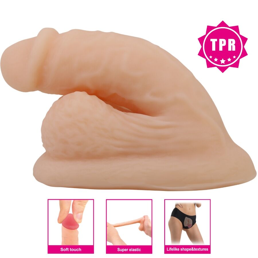 Dildos Pretty Love Wildon Ultra Realistic And Elastic 10 Cm Natural - 5