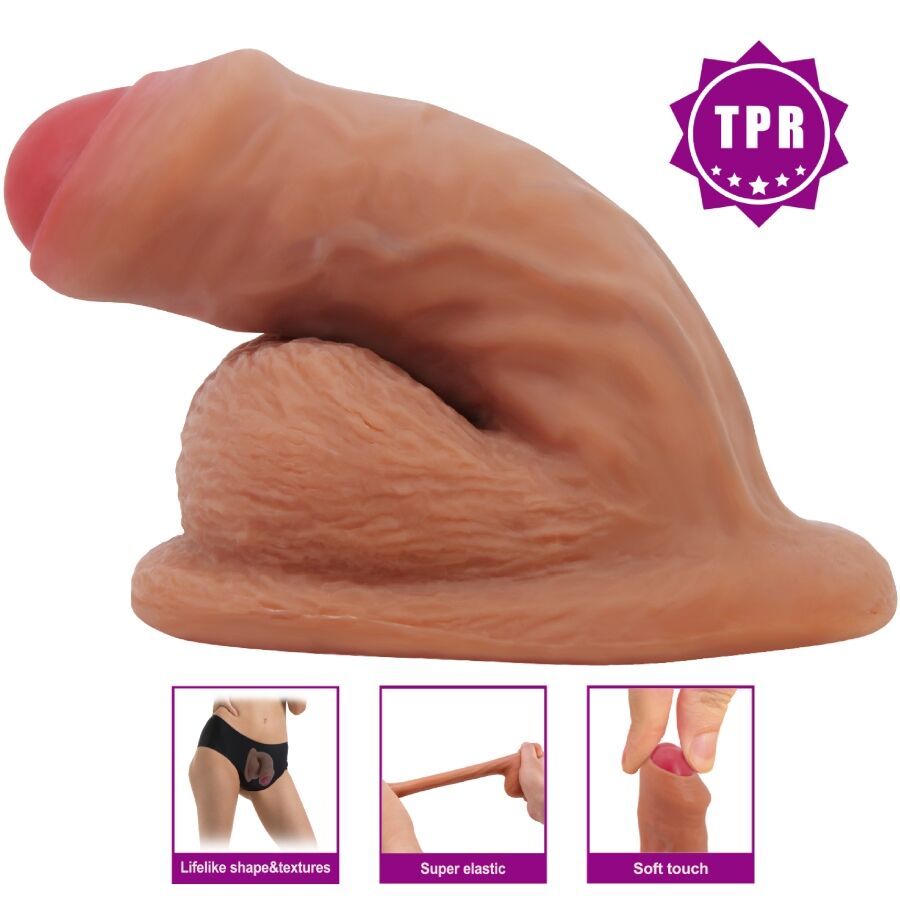 Dildos Pretty Love Warnell Ultra Realistic And Elastic 9 5 Cm Mulato - 5