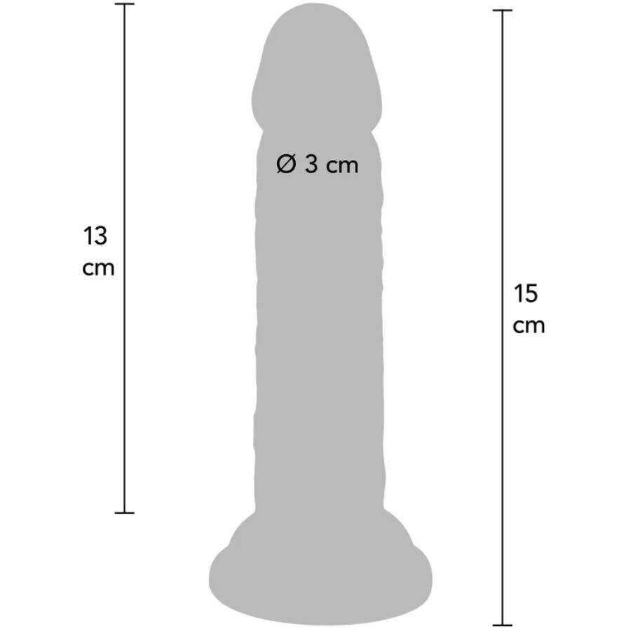Get Deluxe Realistic Penis 15 CM - 4