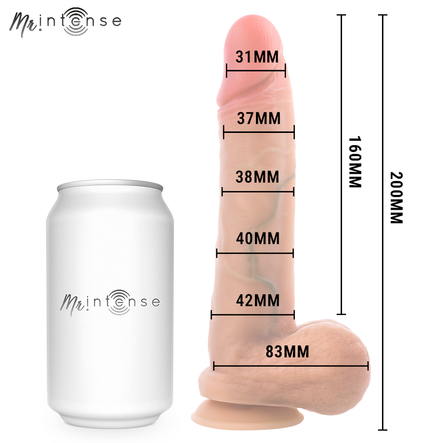 Mr Intense Dildos MR Intense Gary Ultra Realistic Silicone Cock With Testicles 20 CM Ø 4 CM - 5