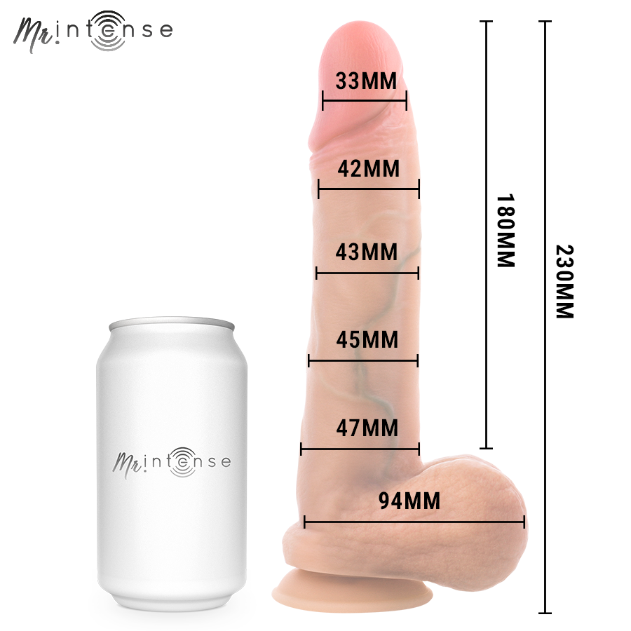 Mr Intense Dildos MR Intense Gary Ultra Realistic Silicone Cock With Testicles 23 CM Ø 4 7 CM - 4