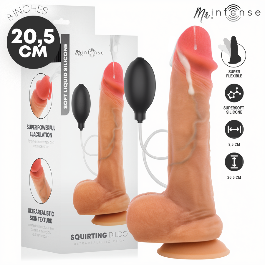 Mr Intense Dildos Mr Intense Danny Silicone Ejaculating 20 5 Cm Ø 4 Cm
