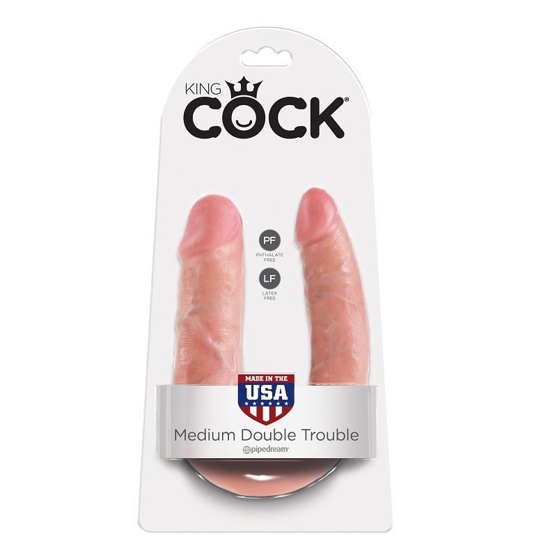 King Cock U Shaped Medium Double Trouble 13 9 Cm - 5