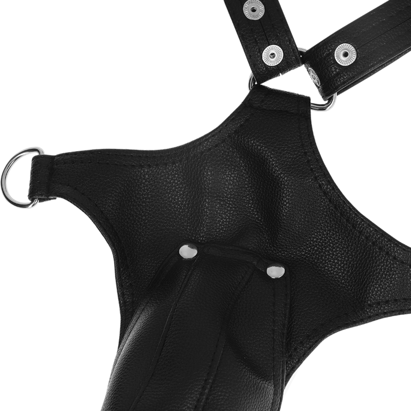 Fetish Submissive Attitude V-Shaped Leather Harness - 5