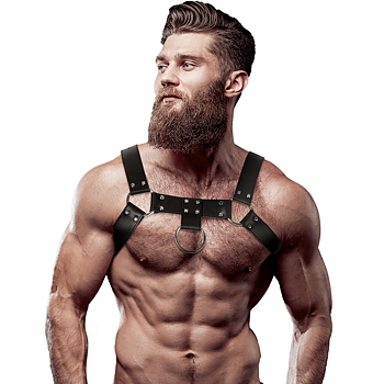Fetish Submissive Attitude Leather Chest Harness