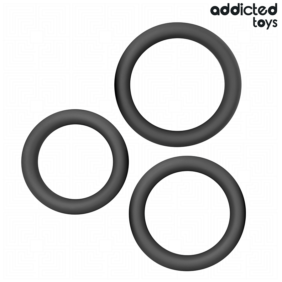 Addicted Toys OF Flat Silicone Rings Set