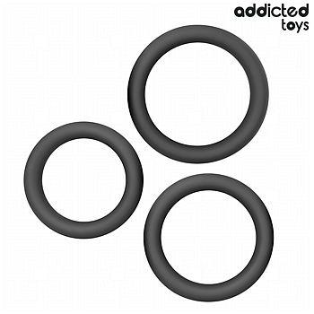 Addicted Toys OF Flat Silicone Rings Set
