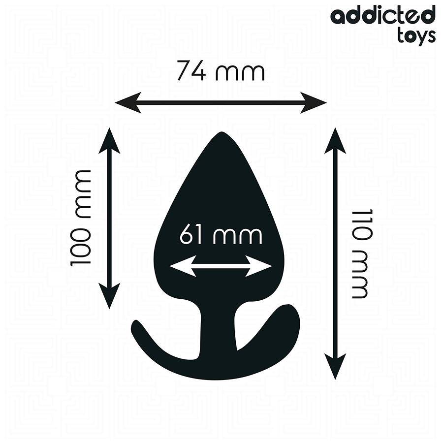 Addicted Toys Anal Plug Silicone Size 11 CM - 4