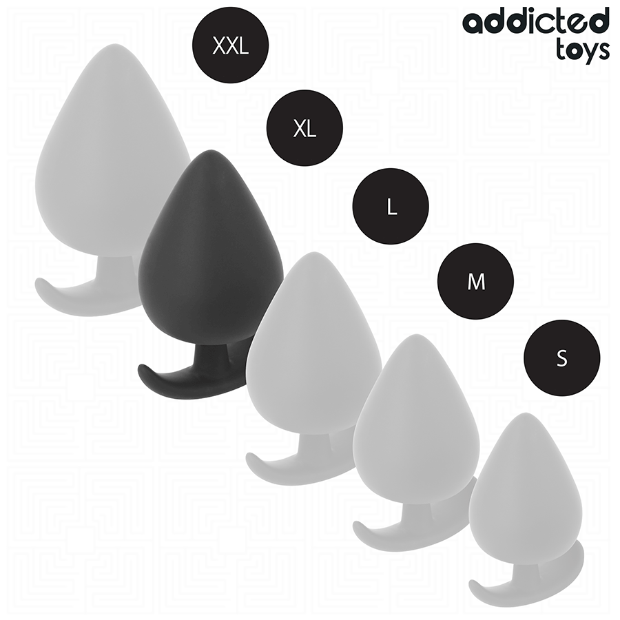 Addicted Toys Anal Plug Silicone Size 9 5 CM - 5