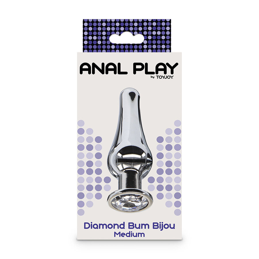 Toyjoy Anal Play Diamond Bum Bijou Medium Anal Plug - 5