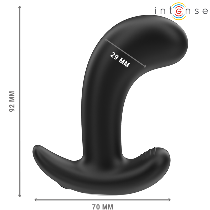 Intense Anal Toys Chandler Anal Plug 10 Vibrations Remote Control - 3