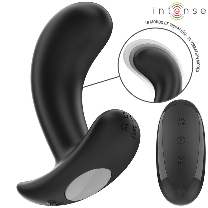 Intense Anal Toys Chandler Anal Plug 10 Vibrations Remote Control - 2