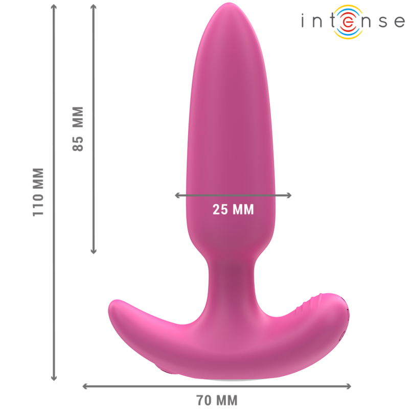 Intense Anal Toys Ross Anal Plug 10 Vibrations Remote Control - 3