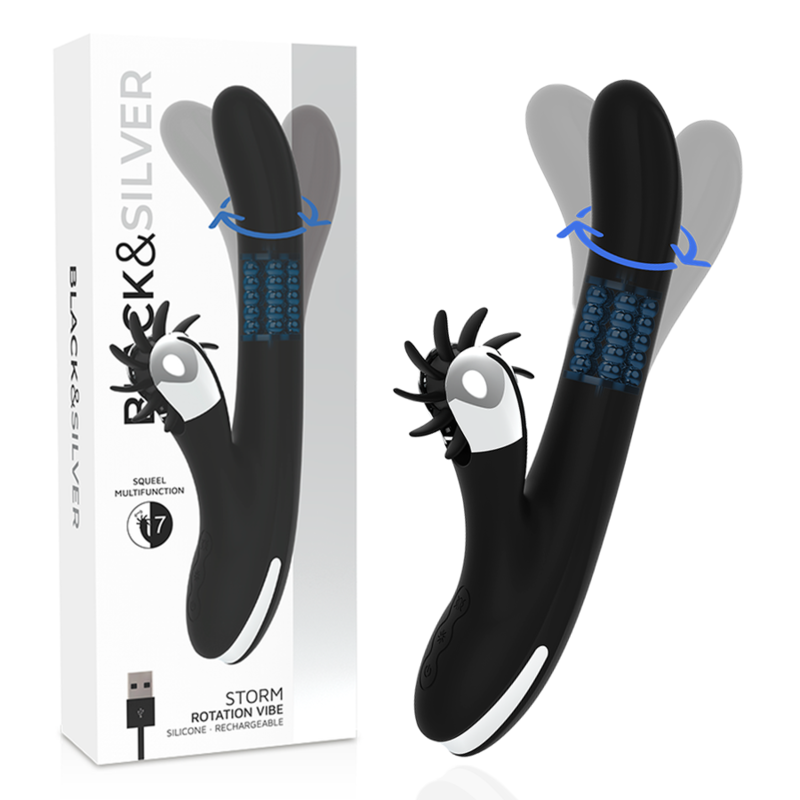 Black Silver Bunny Storm Rotation Vibe - 2