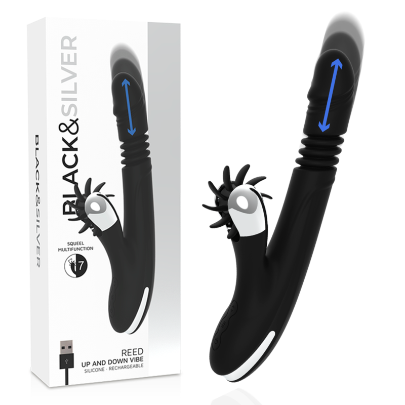 Black Silver Bunny Reed Up Down Vibe - 2