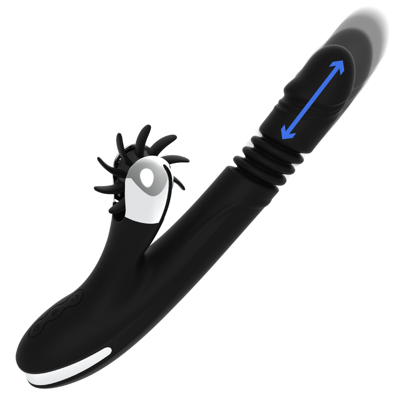 Black Silver Bunny Reed Up Down Vibe