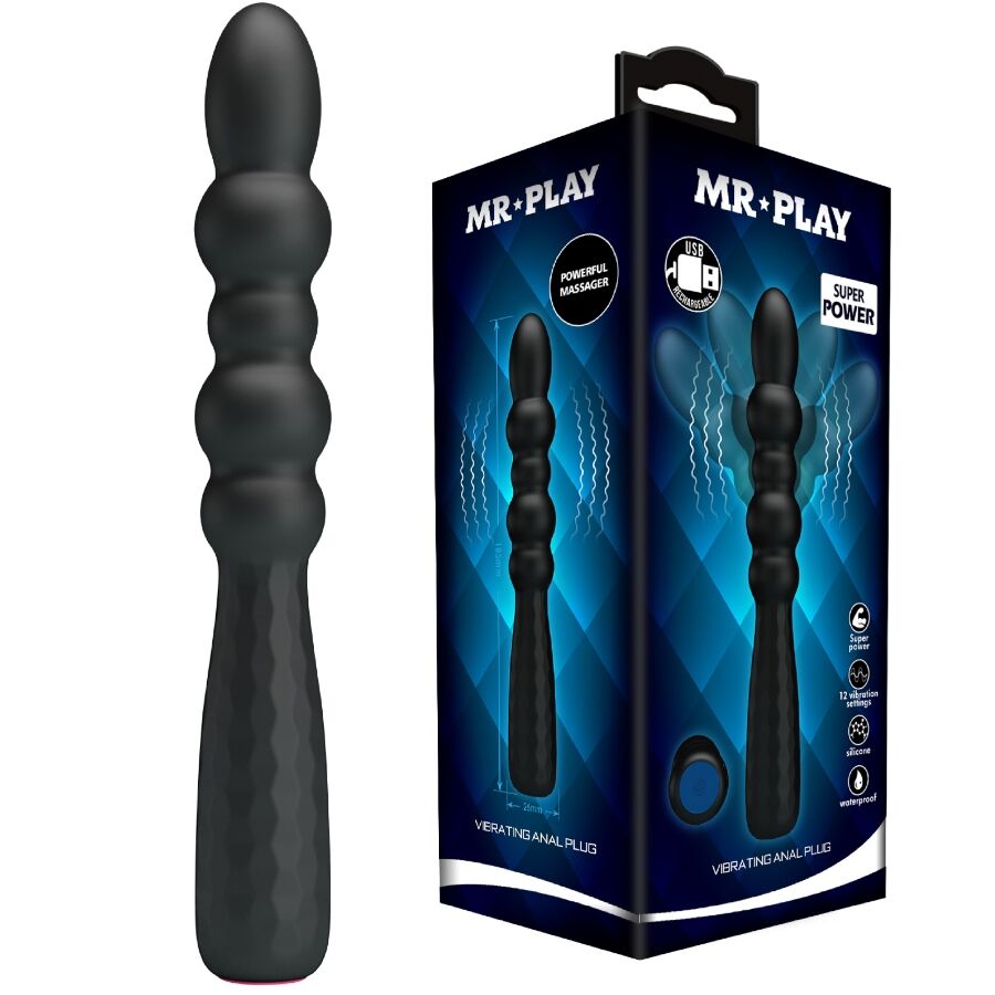 Mr Play Flexible Vibrating Anal Plug - 2