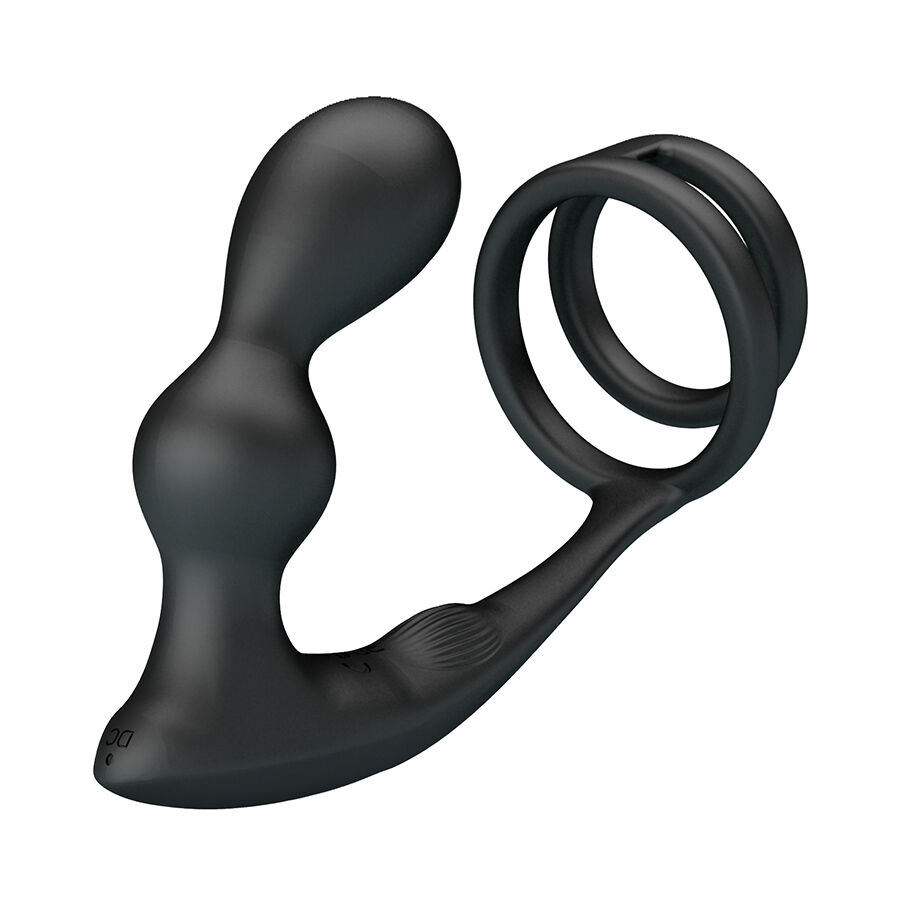 Mr Play Vibrating Anal Plug With Penis Ring Remote Control