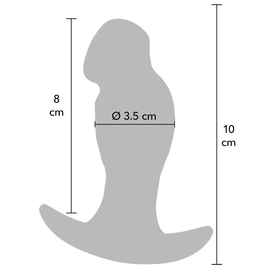 Hidden Desire Inferno Realistic Buttplug 10 CM - 5
