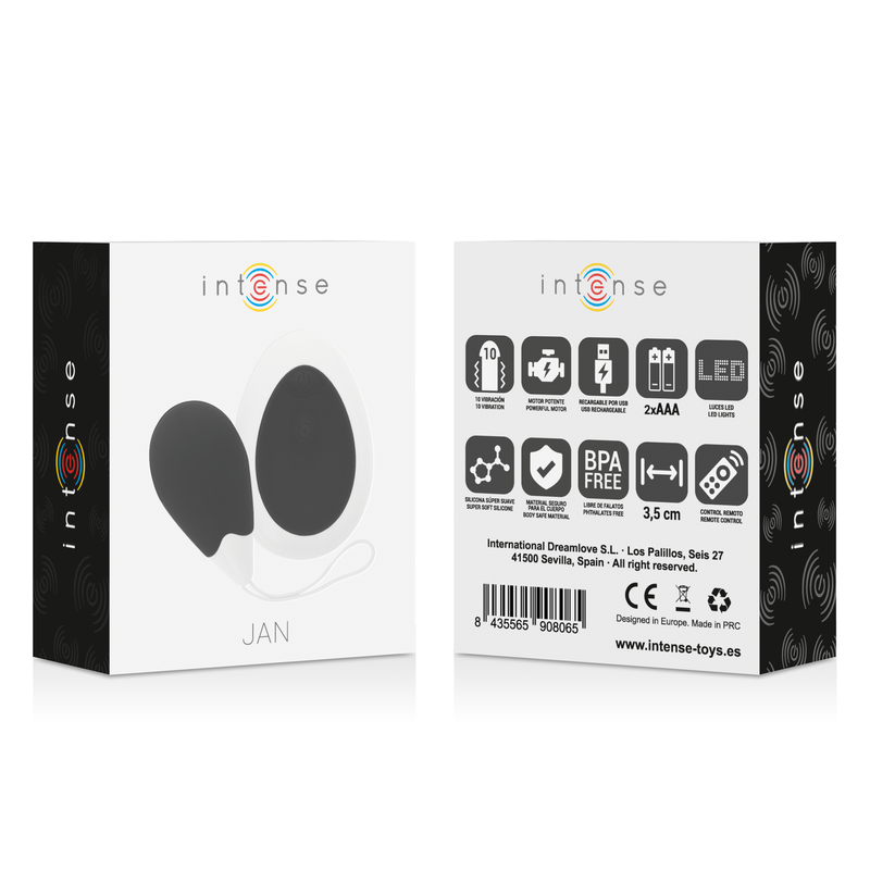 Intense Remote Control Jan Vibrating Egg Remote Control - 5