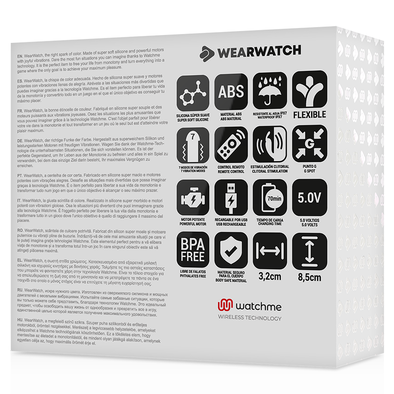 Wearwatch Dual Technology Watchme Vibrator Seawater - 5