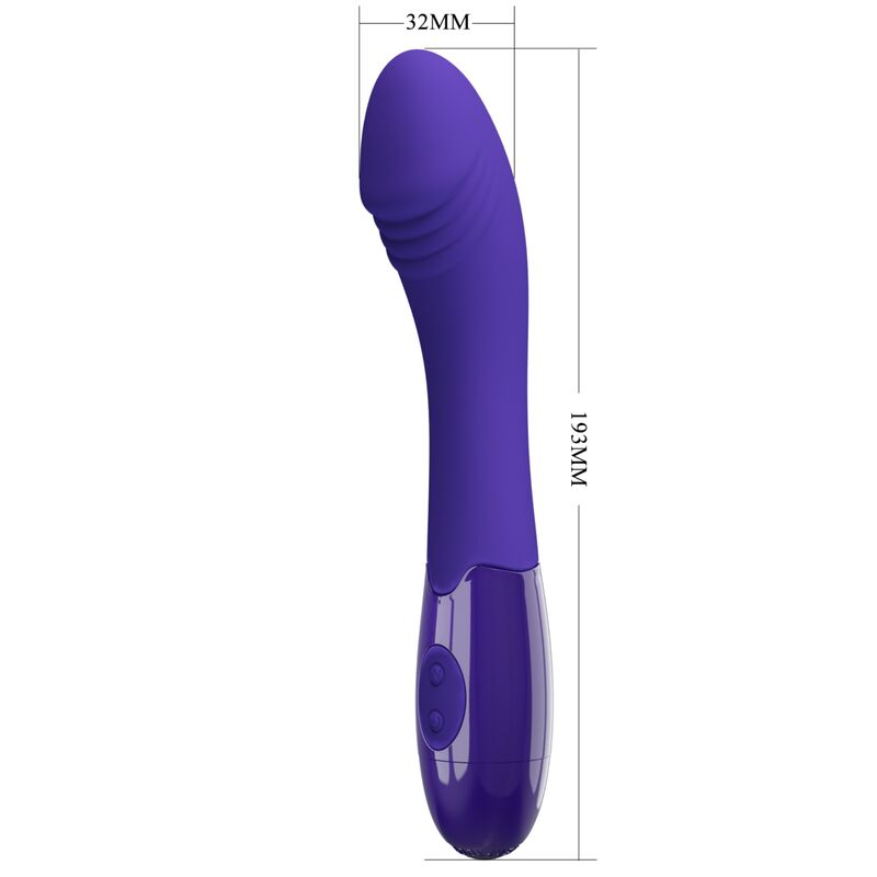 High Tech Pretty Love Elemental Youth Violet Vibrator Dildo - 5