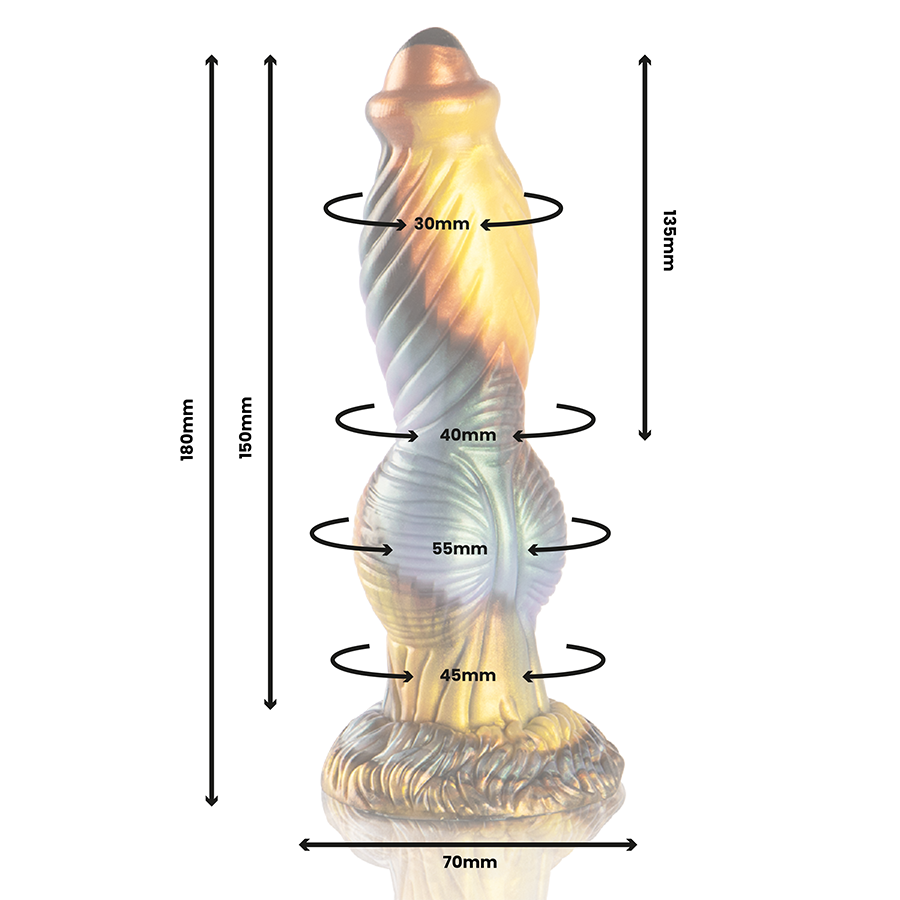 Epic Phoenix Dildo The Resurgence OF Pleasure Rechargeable Remote Control - 4