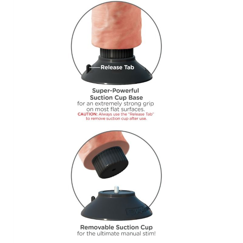 King Cock 23 CM Vibrating Cock - 4