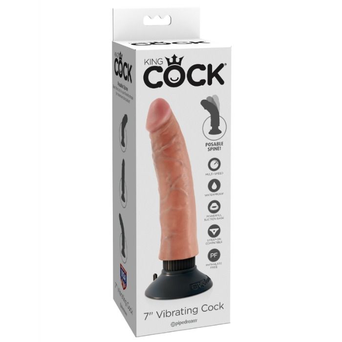 King Cock 17 78 CM Vibrating Cock - 2