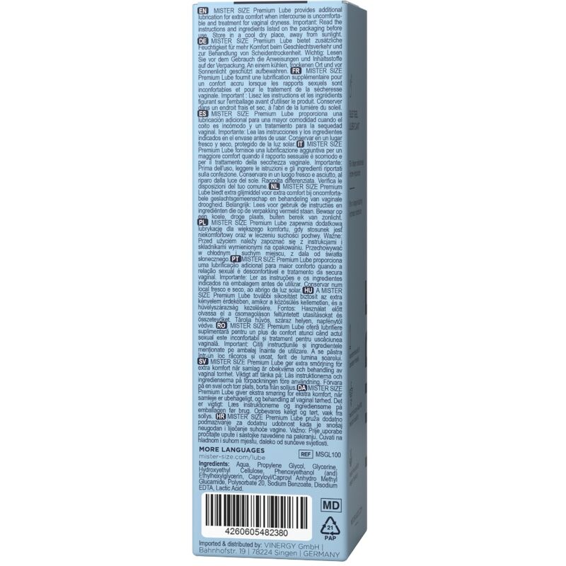 Mister Size Premium Lubricant 100 Ml - 4