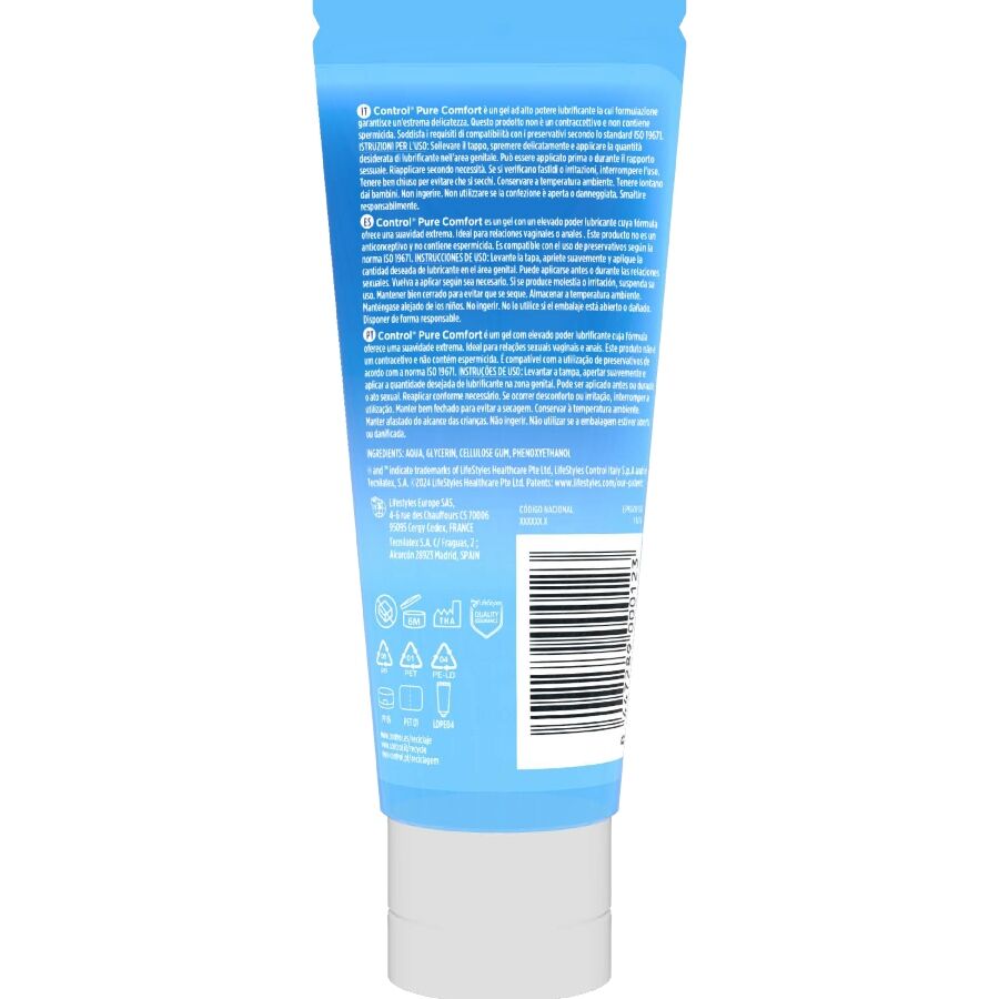 Control Lubes Pure Comfort Intense Hydration Lubricant 80 Ml - 2