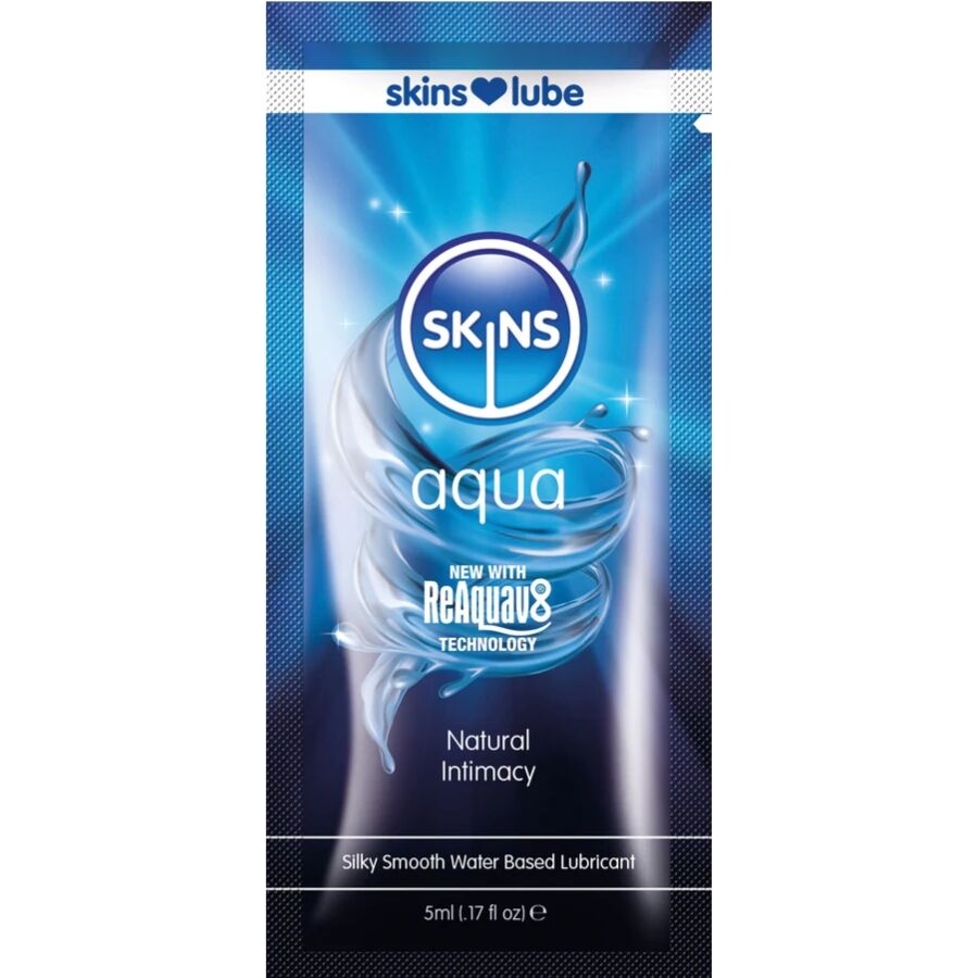 Skins Aqua Water Based Lubricant Single Dose 5 Ml