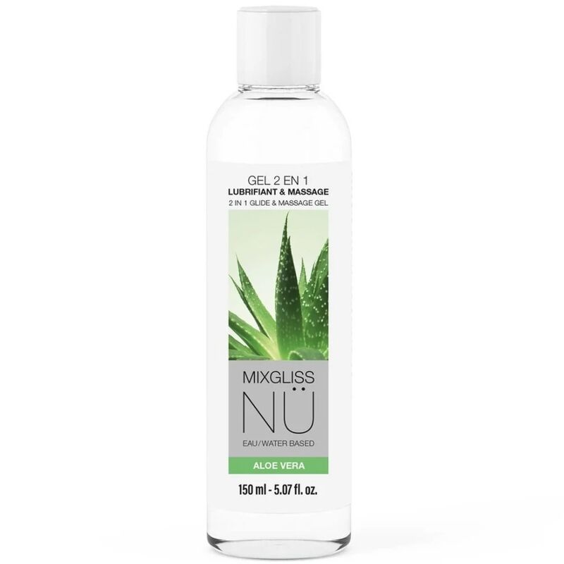 Mixgliss 2 In Water Based Lubricant And Massage Gel Nuru Aloe Vera 150 Ml