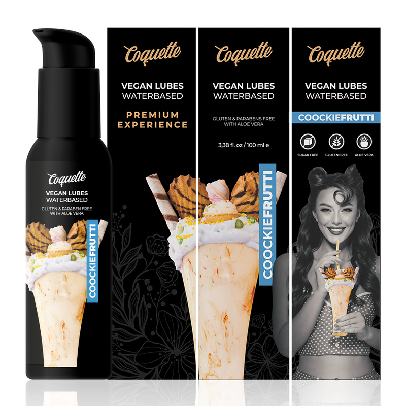 Coquette Cosmetics Coquette Chic Desire Premium Experience 100Ml Vegan Lubes Cookiefrutti - 3