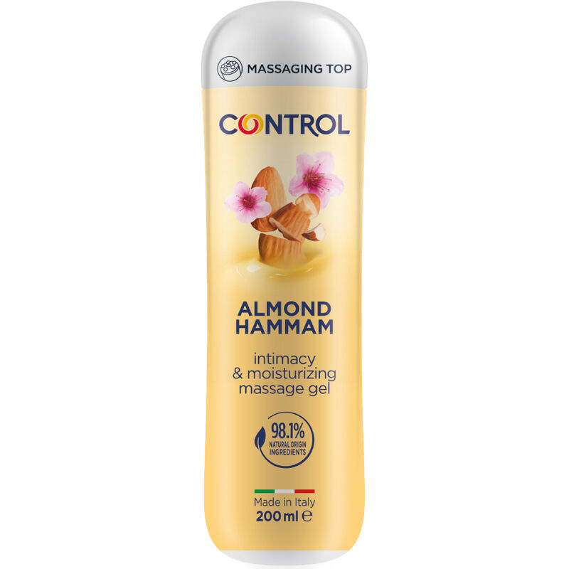 Control Lubes Almond Hammam Massage Gel 3 In 1 200 Ml