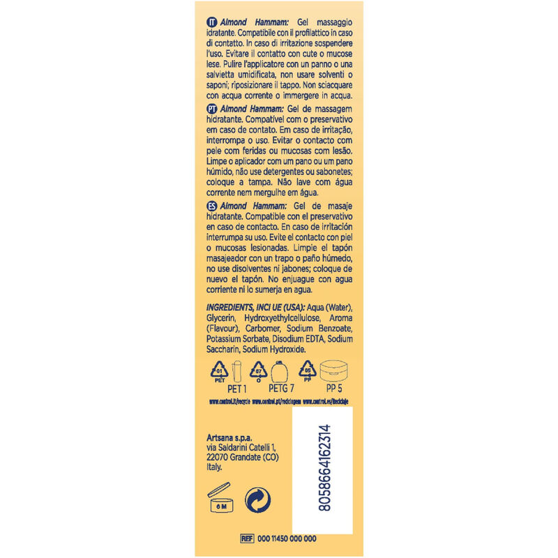 Control Lubes Almond Hammam Massage Gel 3 In 1 200 Ml - 3