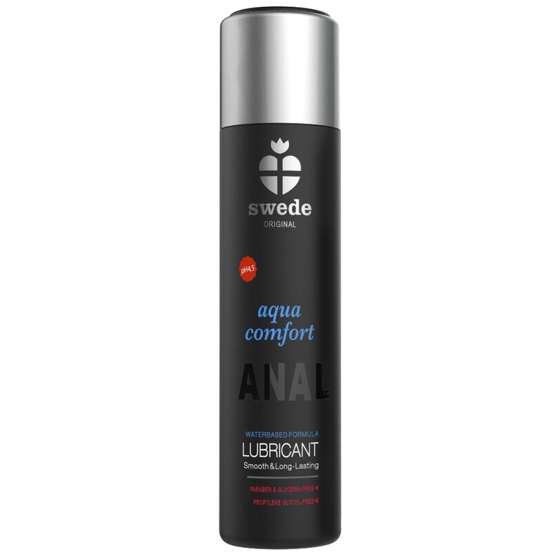 Swede Aqua Comfort Anal Water Based Lubricant 120 Ml