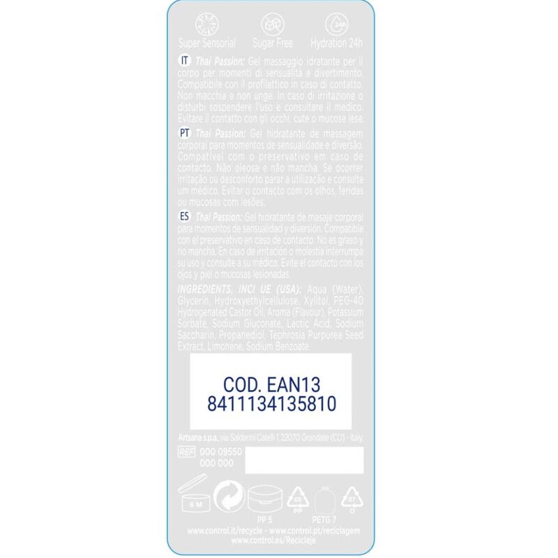 Control Lubes En 1 Massage Pleasure Thai Passion 200 Ml - 2
