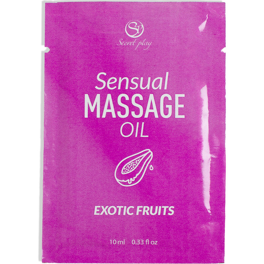 Secretplay Cosmetic Single Dose Exotic Fruits Massage Oil 10 Ml