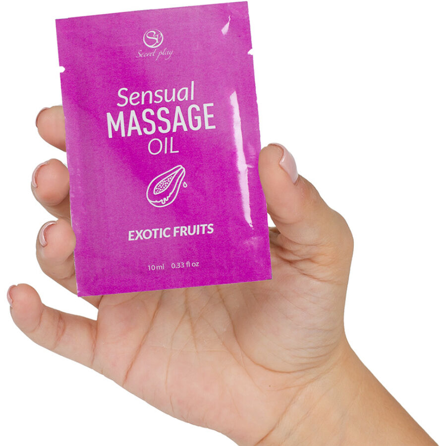 Secretplay Cosmetic Single Dose Exotic Fruits Massage Oil 10 Ml - 2