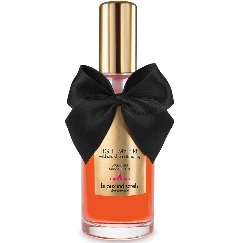 Bijoux Love Cosmetiques Massage Oil Heat Effect Strawberry Aroma - 2