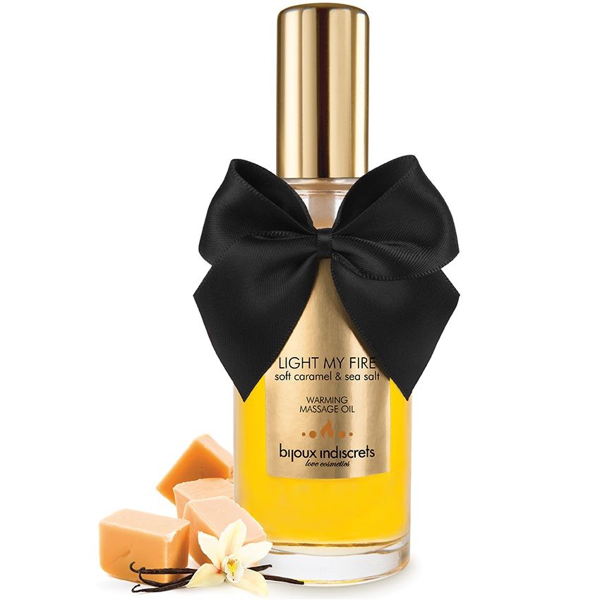 Bijoux Love Cosmetiques Massage Oil Heat Effect Caramel Aroma - 3