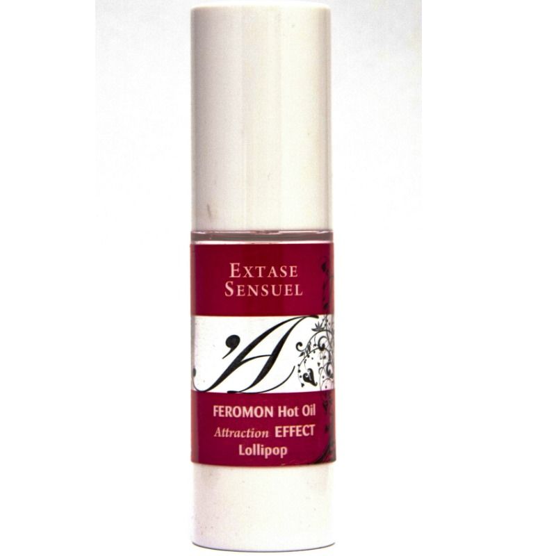 Extase Sensual Heating Effect Massage Oil With Lollipop Pheromones 30 Ml - 3