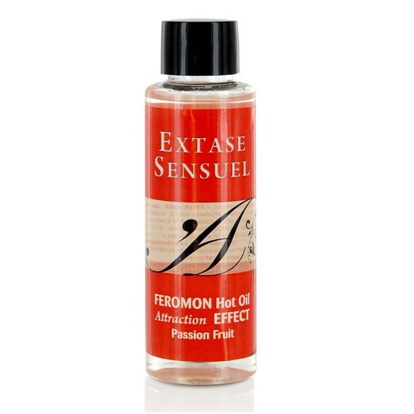 Extase Sensual Heat Effect Massage Oil With Passion Fruit Pheromones 100 Ml - 2