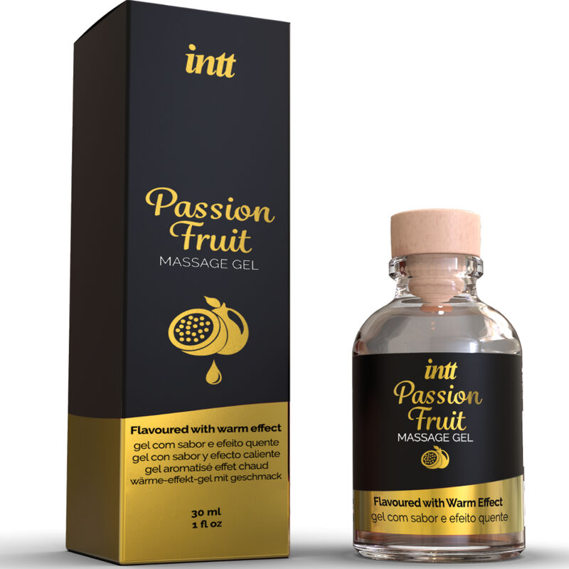 Intt Massage Oral Sex Passion Fruit Flavored Massage Gel With Heat Effect - 2