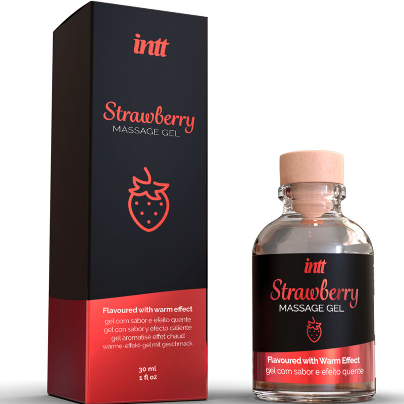 Intt Massage Oral Sex Hot Effect Strawberry Flavor Massage Gel - 2