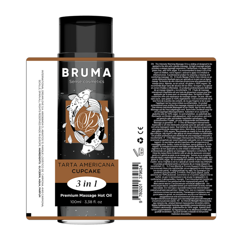 Bruma Premium Massage Hot Oil Cupcake 3 In 100 Ml - 5